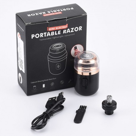 Портативная бритва-триммер для мужчин 2 в 1  оптом-5