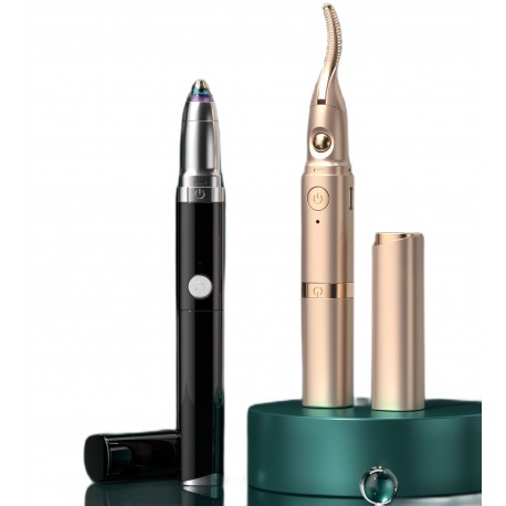 Двухголовочный триммер Create Charming Eyes with Multiple Uses для завивки ресниц и бровей  оптом-4