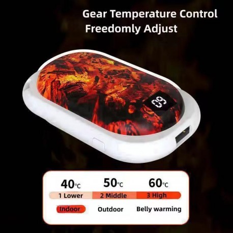 Электрическая грелка Shunmaii для рук, перезаряжаемая 3000/4000 мАч-5