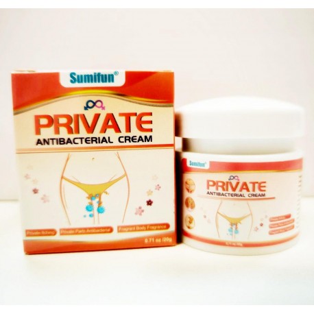 Антибактериальный крем для интимной зоны Sumifun Private Antibacterial Cream 20 г оптом-3