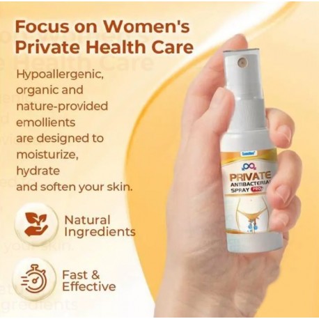 Антибактериальный спрей для интимной гигиены Sumifun Private Pro Antibacterial Spray Мёд 30 мл оптом-4