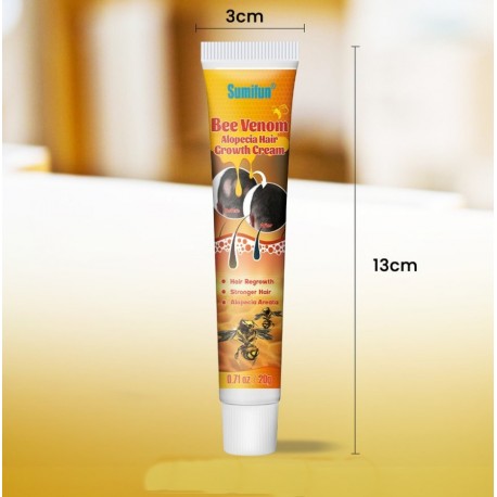 Крем для роста волос Sumifun Bee Venom Alopecia Hair Growth Cream 20 г оптом-1