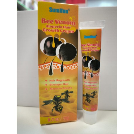 Крем для роста волос Sumifun Bee Venom Alopecia Hair Growth Cream 20 г оптом-5