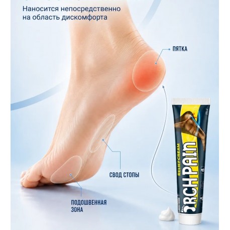 Крем-мазь Sumifun Archpain Relief Cream для облегчения боли в пятке 20 г оптом-7