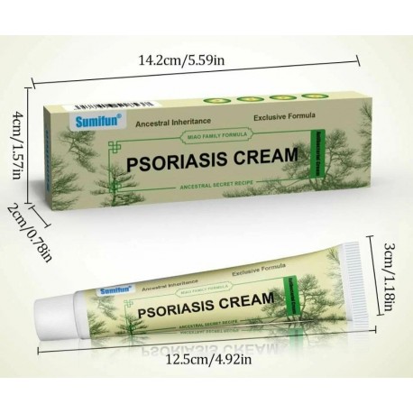 Крем-мазь Sumifun Psoriasis Cream от стригущего лишая кожи 20 г оптом-5