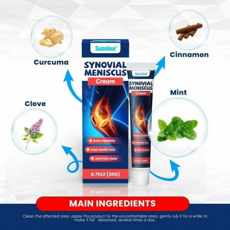 Крем-мазь Sumifun Synovial Meniscus Cream при растяжениях и вывихах, болях 20 г оптом-10