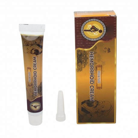 Крем-мазь от геморроя Huatuo Hemorrhoid Cream бренда Sumifun 20 г оптом-4