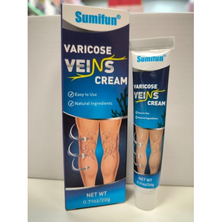 Крем Sumifun Varicose Veins Cream Natural Ingredients от варикоза 20 г оптом-2