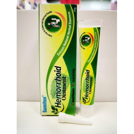 Мазь от геморроя Sumifun Hemorrhoid Ointment при трещинах и зуде 20 г оптом-6