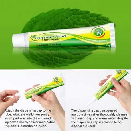 Мазь от геморроя Sumifun Hemorrhoid Ointment при трещинах и зуде 20 г оптом-4