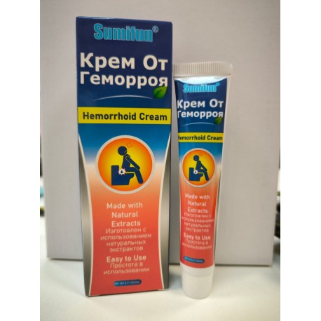Крем-мазь от геморроя Sumifun Hemorrhoid Cream 20 г оптом-4