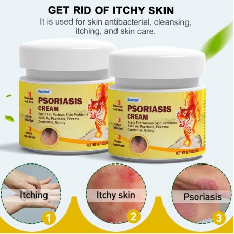 Крем-мазь Sumifun Psoriasis Cream при дерматите, псориазе 20 г оптом-2