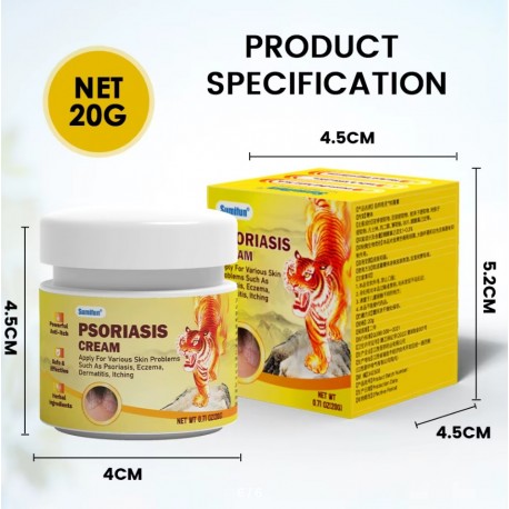 Крем-мазь Sumifun Psoriasis Cream при дерматите, псориазе 20 г оптом-6