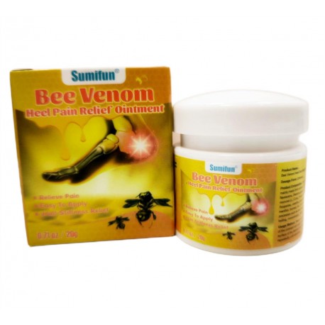 Крем Sumifun Bee Venom Heel Pain Relief Ointment при растяжениях, ушибах и болях 20 г оптом