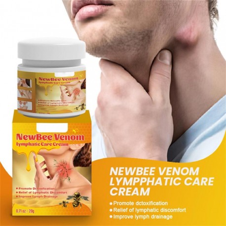 Крем-мазь Sumifun NewBee Venom Lymphatic Care Cream на пчелином яде для ухода за кожей шеи 20 г оптом-2