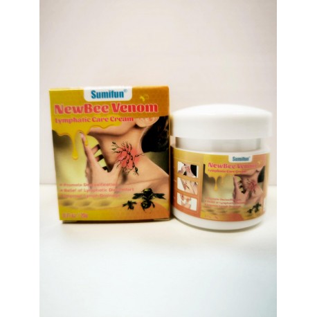 Крем-мазь Sumifun NewBee Venom Lymphatic Care Cream на пчелином яде для ухода за кожей шеи 20 г оптом-1
