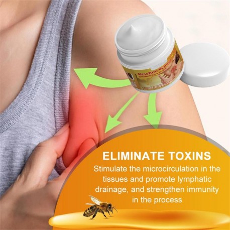 Крем-мазь Sumifun NewBee Venom Lymphatic Care Cream на пчелином яде для ухода за кожей шеи 20 г оптом-6