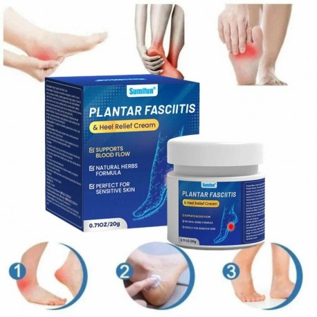 Крем Sumifun Plantar Fasciitis & Heel Relief Cream при растяжениях и ушибах, болях пятки 20 г оптом-4