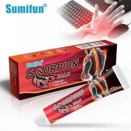 Обезболивающий бальзам Sumifun Scorpion Balm для суставов и мышц 20 г оптом-3