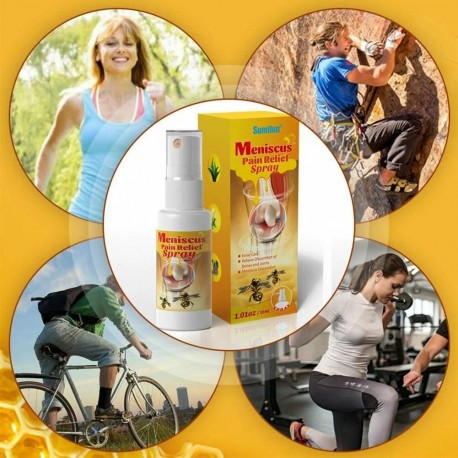Спрей-мазь Sumifun Meniscus Pain Relief Spray от болей в суставах, судорог 30 мл оптом-9