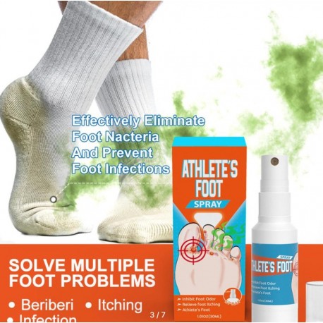 Спрей Sumifun Athlete's Foot Spray от грибка стоп и потливости 30 мл оптом-4