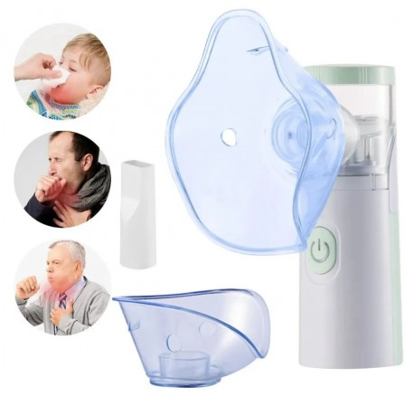 Портативный Ингалятор Небулайзер ультразвуковой Handhe MESH NEBULIZER INSTRUCTION MANUAL 3 режима  оптом-3