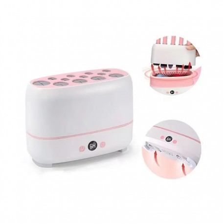 Электрическая мойка-сушилка для косметических кистей на 12 кисточек  оптом-1