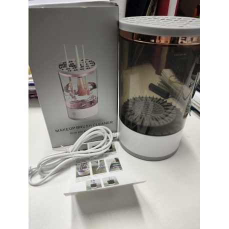 Электрический очиститель кисточек для макияжа 160 х 90 мм с вращением  оптом-6