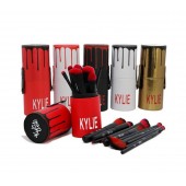 Набор кистей для макияжа Kylie 12 шт + футляр 