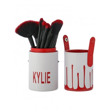 Набор кистей для макияжа Kylie 12 шт + футляр  оптом-4