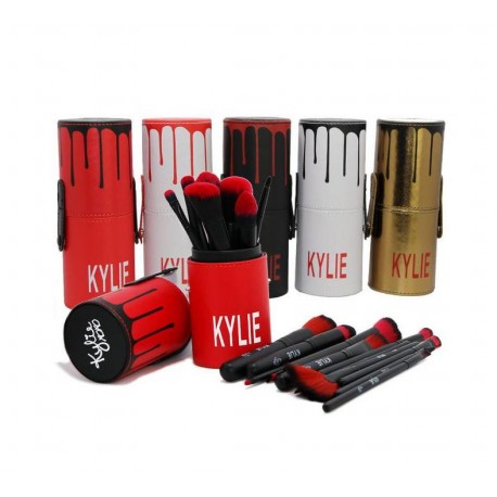 Набор кистей для макияжа Kylie 12 шт + футляр  оптом