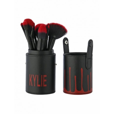 Набор кистей для макияжа Kylie 12 шт + футляр  оптом-5