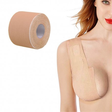 Тейп-лента для фиксации груди 5 х 500 см  оптом-2
