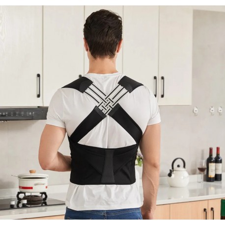 Регулируемый Корректор Осанки ортопедический COMPRESS VEST YIMYZ-3003  оптом-8
