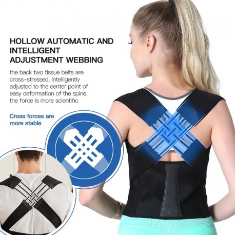 Регулируемый Корректор Осанки ортопедический COMPRESS VEST YIMYZ-3003  оптом-9