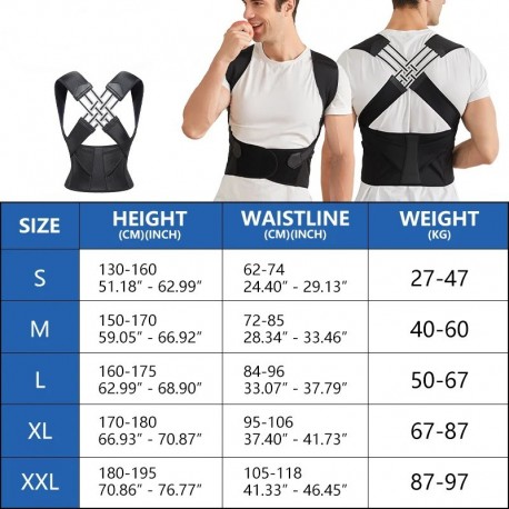 Регулируемый Корректор Осанки ортопедический COMPRESS VEST YIMYZ-3003  оптом-10