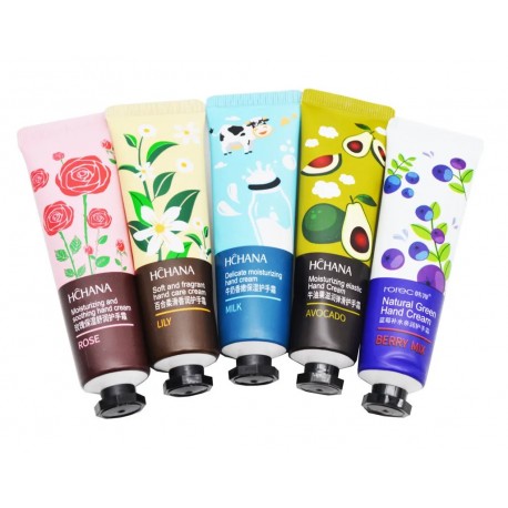 Набор кремов для рук HCHANA Natural Green Gift Box, 5 шт x 30 гр  оптом