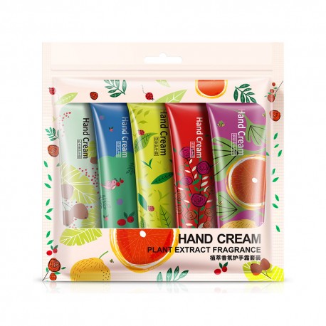 Набор парфюмированных кремов для рук BioAqua Hand Cream Plant Extract 5 шт  оптом