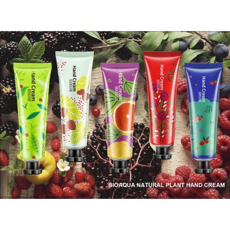 Набор парфюмированных кремов для рук BioAqua Hand Cream Plant Extract 5 шт  оптом-6