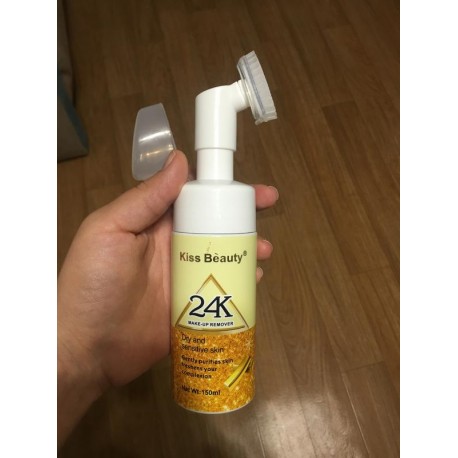 Мусс для умывания Kiss Beauty 24K Make-Up Remover 150 мл  оптом-2