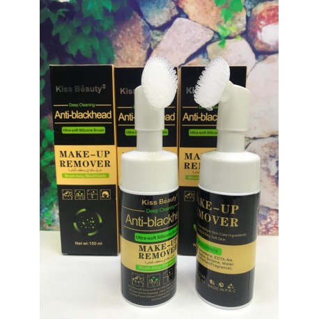 Средство для снятия макияжа Kiss Beauty с мягкой силиконовой кисточкой 150 мл  оптом-1