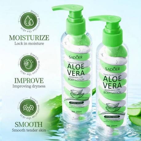 Лосьон для тела Sadoer Marshmallow Body Lotion Aloe Vera 200 мл оптом-1