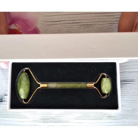 Массажер для лица Нефритовый двусторонний  оптом-3