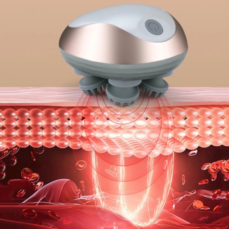 Беспроводной массажер для шеи и головы Smart Scalp Massager  оптом-7