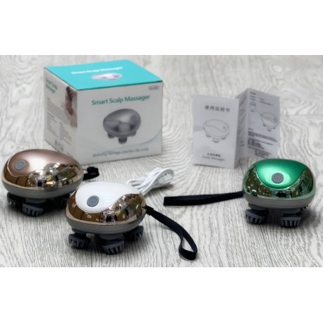Беспроводной массажер для шеи и головы Smart Scalp Massager  оптом-10