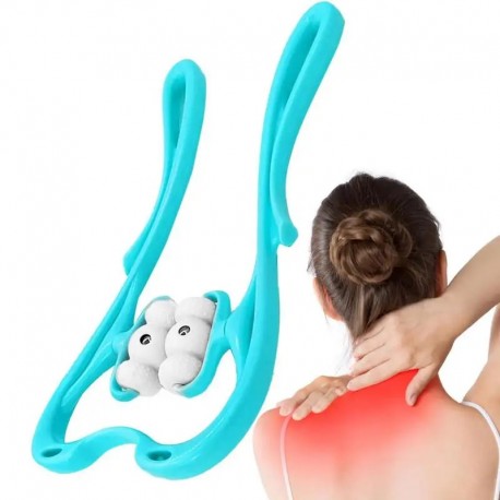 Массажер роликовый ручной для шеи  оптом-6