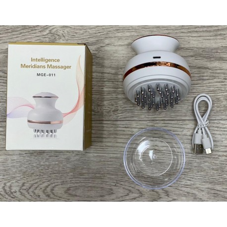 Электрический вибрационный массажер Меридиана MGE-011 для головы  оптом-9