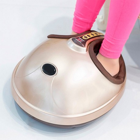 Электрический роликовый массажер для ног и ступней с подогревом  оптом-6