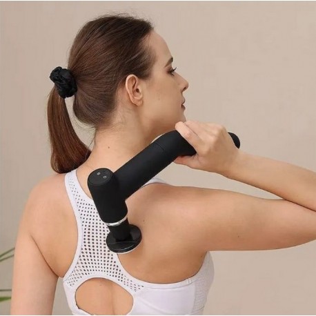 Массажный пистолет для расслабления мышц, 6 насадок, с усиленной ручкой-2