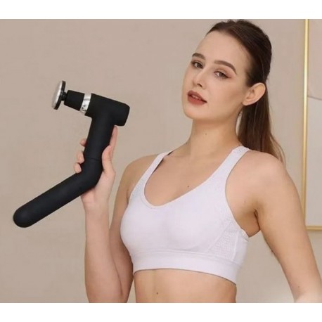 Массажный пистолет для расслабления мышц, 6 насадок, с усиленной ручкой-5